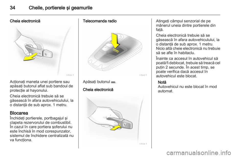 OPEL ZAFIRA 2013  Manual de utilizare (in Romanian) 