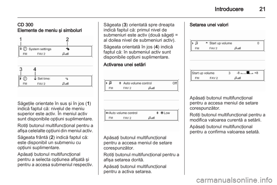 OPEL ZAFIRA B 2013  Manual pentru sistemul Infotainment (in Romanian) 