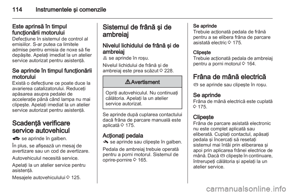 OPEL ZAFIRA TOURER 2012  Manual de utilizare (in Romanian) 