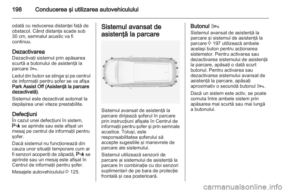 OPEL ZAFIRA TOURER 2012  Manual de utilizare (in Romanian) 