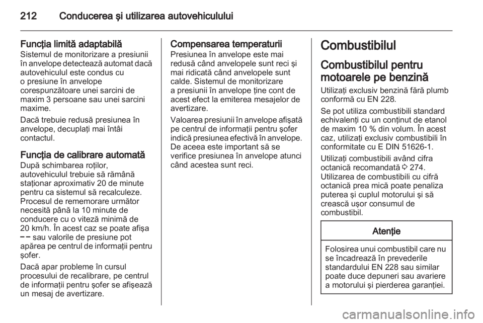 OPEL ZAFIRA TOURER 2012  Manual de utilizare (in Romanian) 