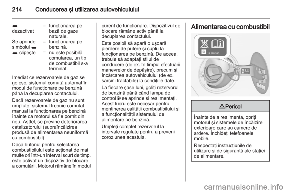 OPEL ZAFIRA TOURER 2012  Manual de utilizare (in Romanian) 