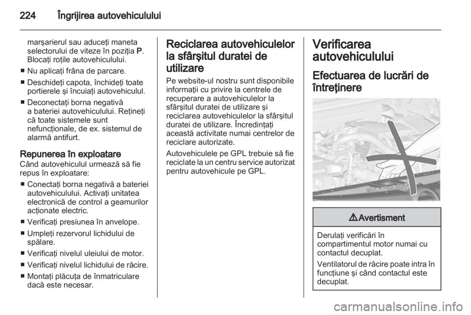 OPEL ZAFIRA TOURER 2012  Manual de utilizare (in Romanian) 