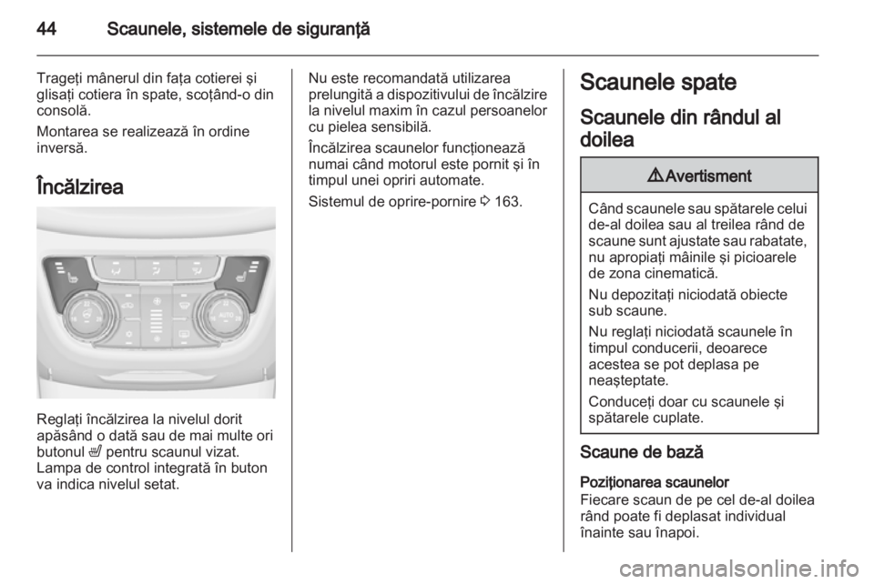 OPEL ZAFIRA TOURER 2012.5  Manual de utilizare (in Romanian) 