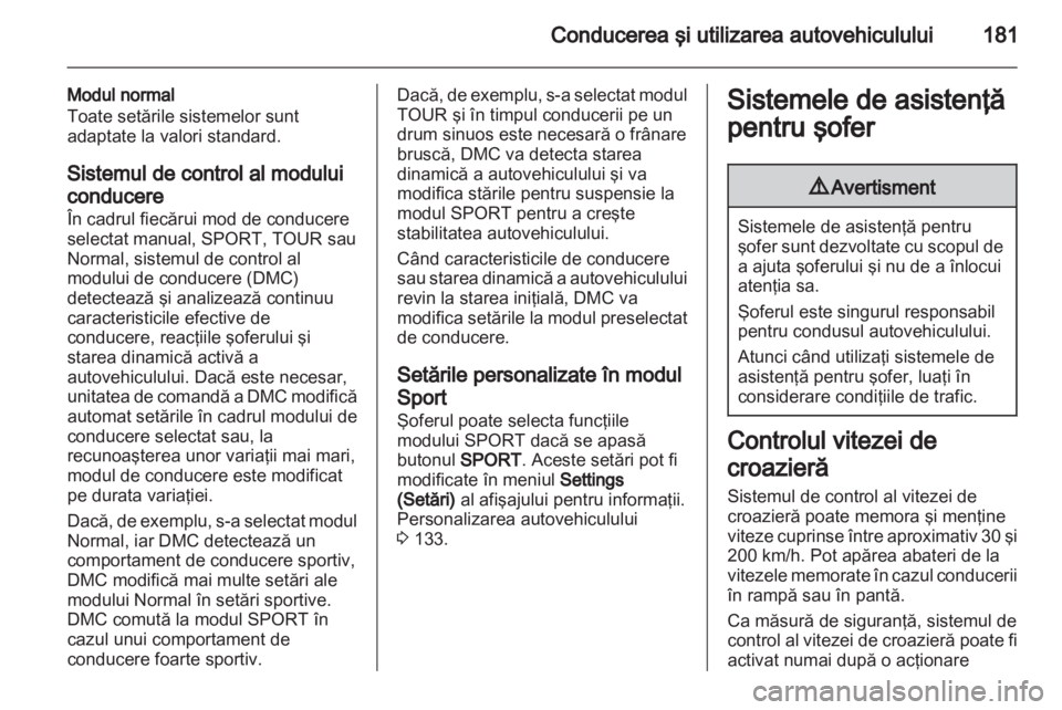 OPEL ZAFIRA TOURER 2013  Manual de utilizare (in Romanian) 