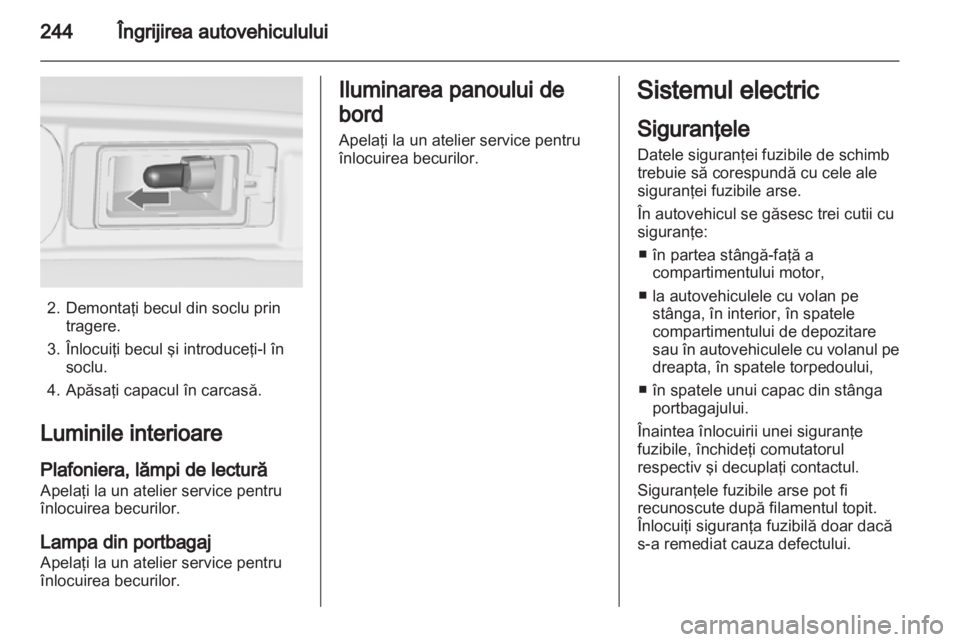 OPEL ZAFIRA TOURER 2013  Manual de utilizare (in Romanian) 
