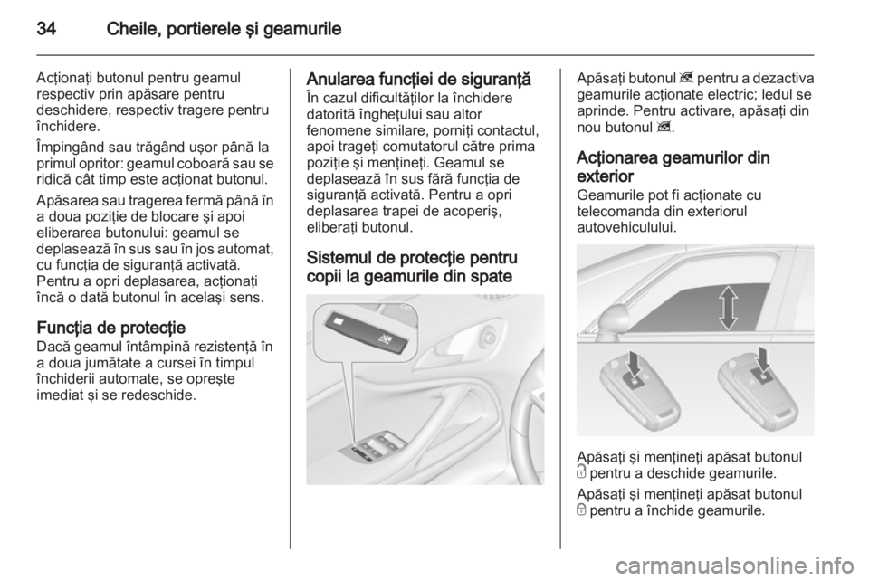 OPEL ZAFIRA TOURER 2013  Manual de utilizare (in Romanian) 