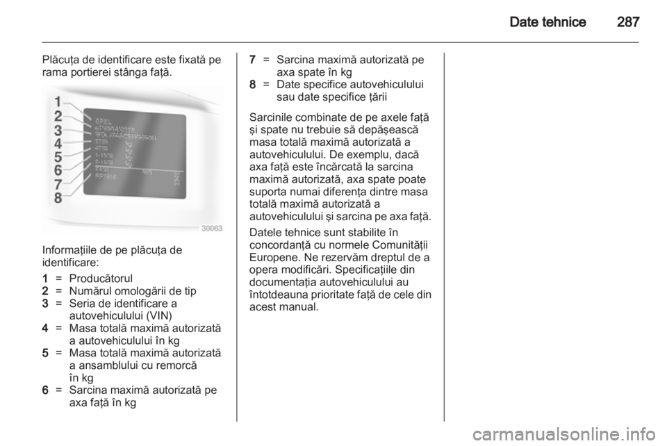OPEL ZAFIRA TOURER 2013.5 Manual de utilizare (in Romanian) OPEL ZAFIRA TOURER 2013.5 Manual de utilizare (in Romanian)