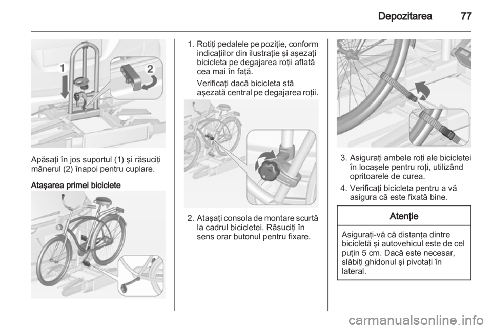 OPEL ZAFIRA TOURER 2013.5  Manual de utilizare (in Romanian)  OPEL ZAFIRA TOURER 2013.5  Manual de utilizare (in Romanian)