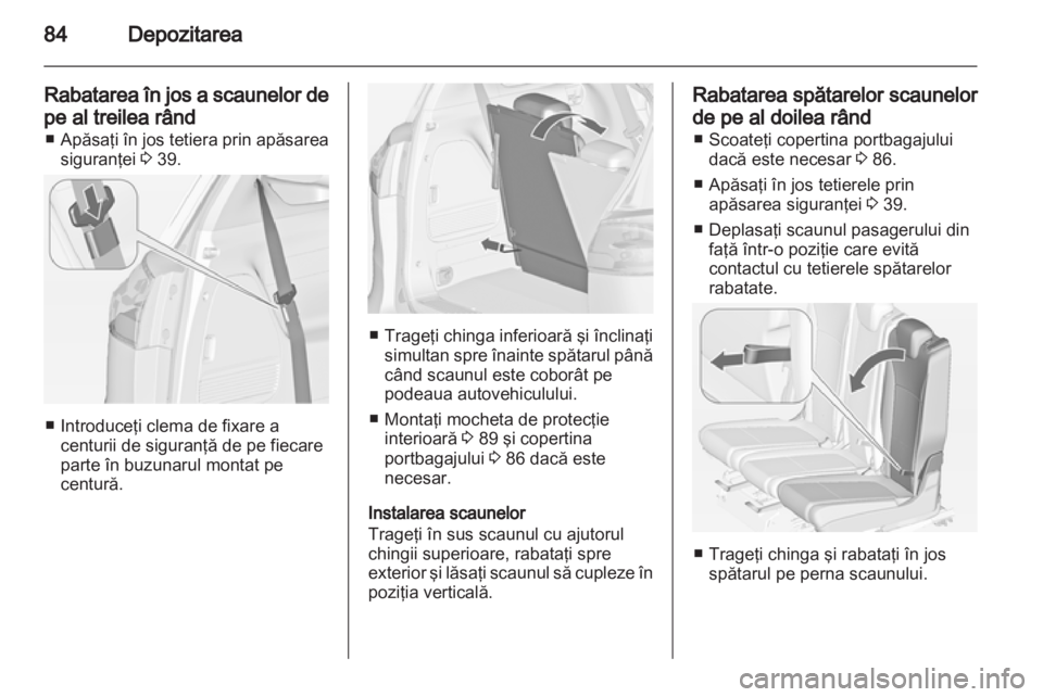 OPEL ZAFIRA TOURER 2013.5  Manual de utilizare (in Romanian) 