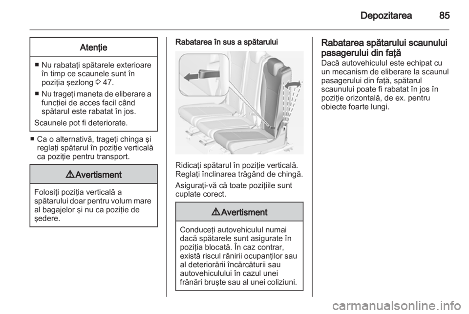 OPEL ZAFIRA TOURER 2013.5  Manual de utilizare (in Romanian) 
