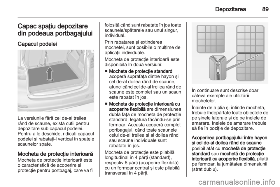 OPEL ZAFIRA TOURER 2013.5  Manual de utilizare (in Romanian) 