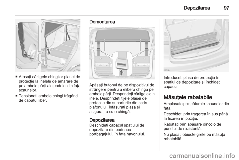 OPEL ZAFIRA TOURER 2013.5  Manual de utilizare (in Romanian) 