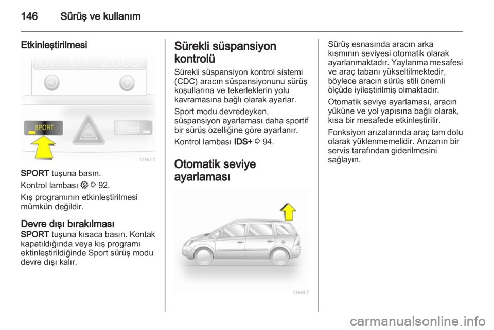 OPEL ZAFIRA 2012  Sürücü El Kitabı (in Turkish) 