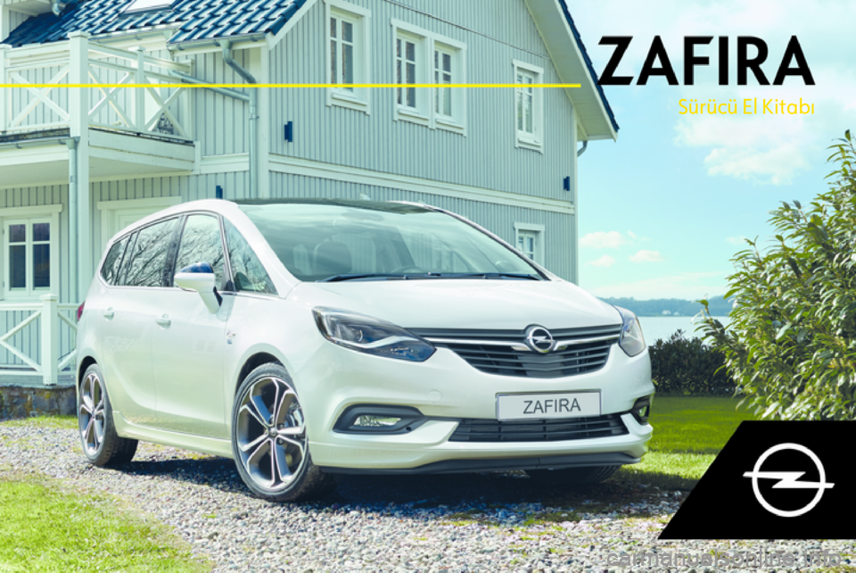 OPEL ZAFIRA C 2018  Sürücü El Kitabı (in Turkish) 