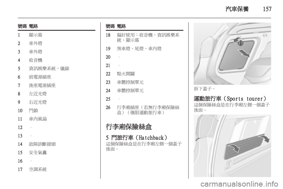 OPEL ASTRA J 2011.5 车主手册 (in Chinese) OPEL ASTRA J 2011.5 车主手册 (in Chinese)