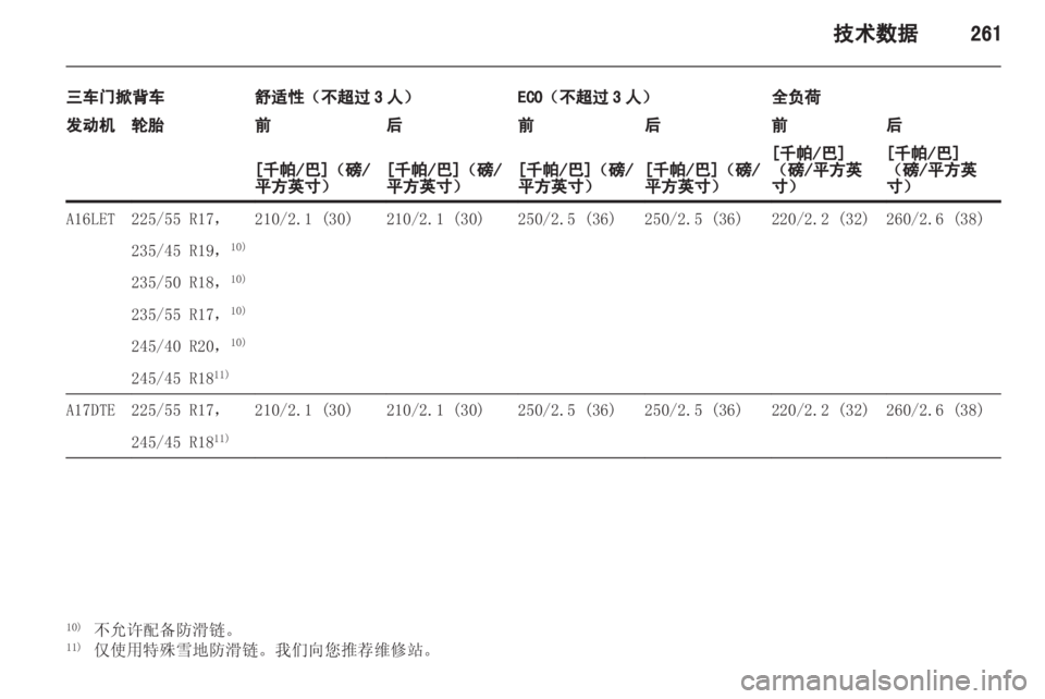 OPEL ASTRA J 2013 车主手册 (in Chinese) OPEL ASTRA J 2013 车主手册 (in Chinese)
