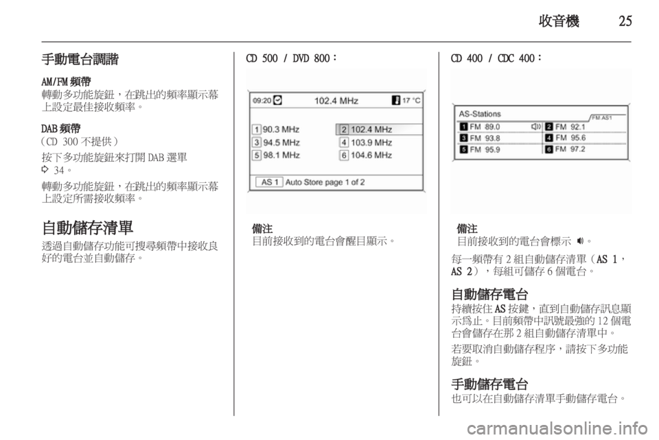 OPEL MERIVA 2011  信息娱乐系统 (in Chinese) 