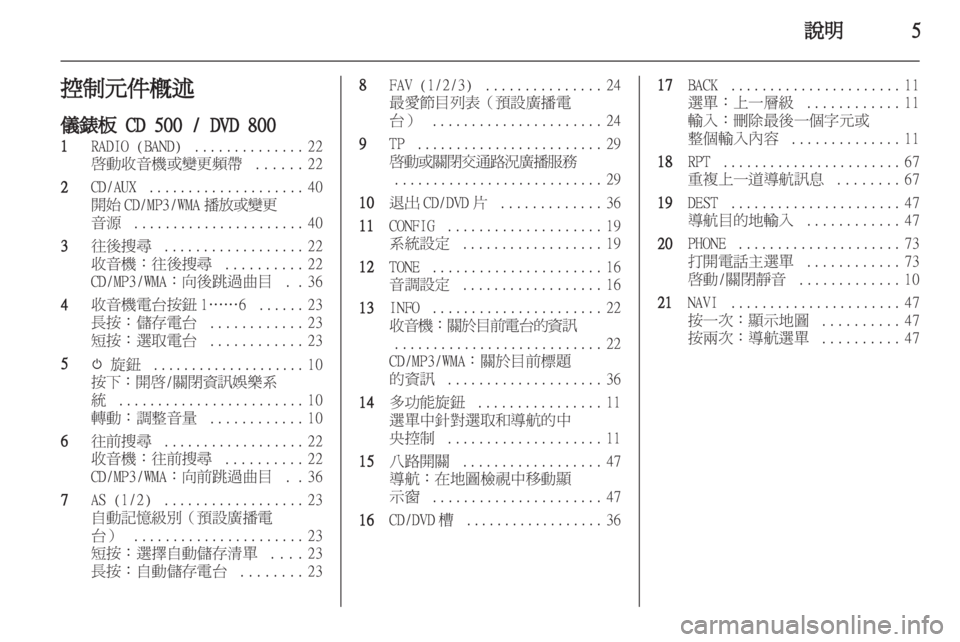 OPEL MERIVA 2011.25  信息娱乐系统 (in Chinese) 