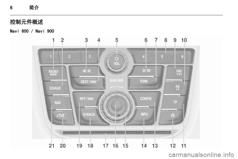 OPEL ZAFIRA B 2013 信息娱乐系统 (in Chinese) OPEL ZAFIRA B 2013 信息娱乐系统 (in Chinese)