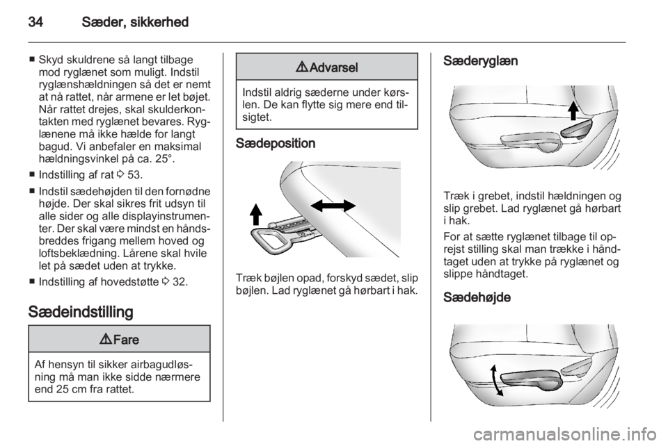 OPEL AMPERA 2012  Instruktionsbog (in Danish) 