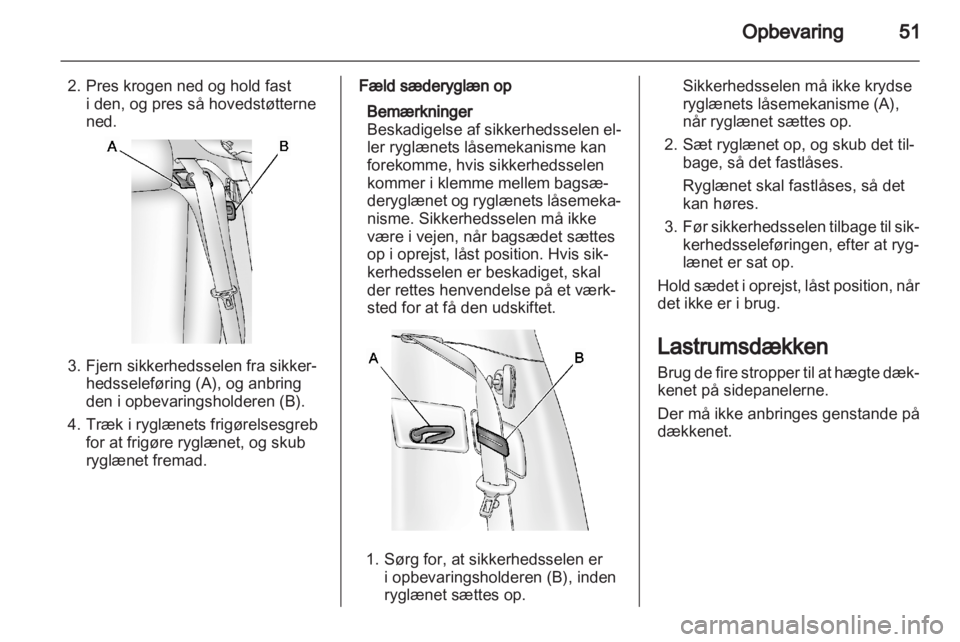 OPEL AMPERA 2012  Instruktionsbog (in Danish) 