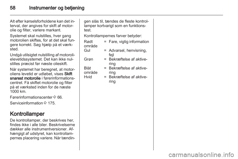 OPEL AMPERA 2012  Instruktionsbog (in Danish) 