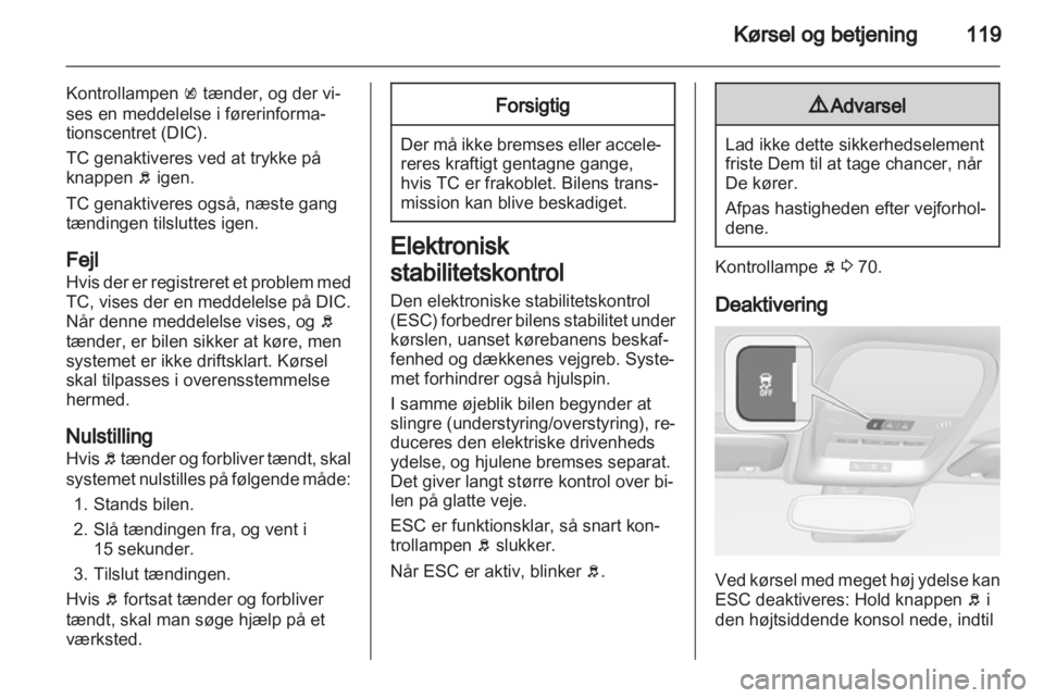 OPEL AMPERA 2013 Instruktionsbog (in Danish) OPEL AMPERA 2013 Instruktionsbog (in Danish)