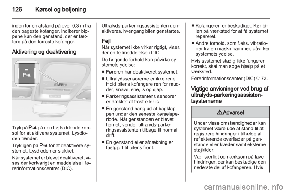 OPEL AMPERA 2013 Instruktionsbog (in Danish) OPEL AMPERA 2013 Instruktionsbog (in Danish)
