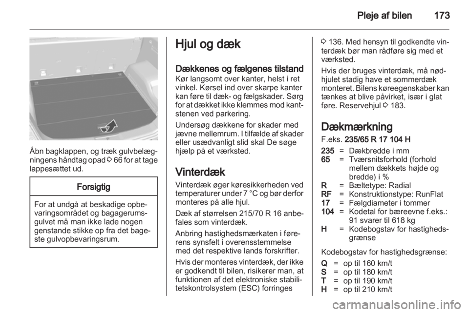 OPEL ANTARA 2013.5  Instruktionsbog (in Danish) 