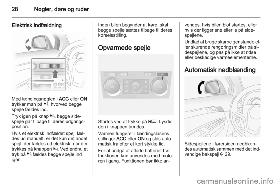 OPEL ANTARA 2013.5  Instruktionsbog (in Danish) 