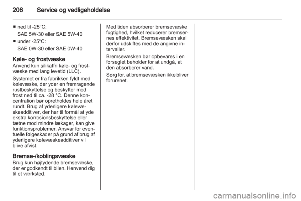 OPEL ASTRA H 2011 Instruktionsbog (in Danish) OPEL ASTRA H 2011 Instruktionsbog (in Danish)