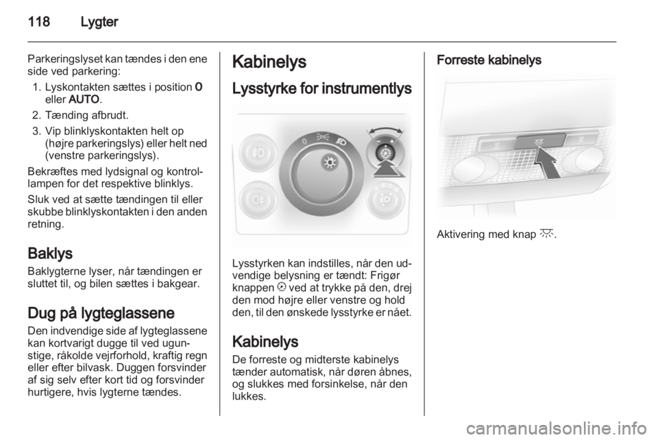 OPEL ASTRA H 2012  Instruktionsbog (in Danish) 