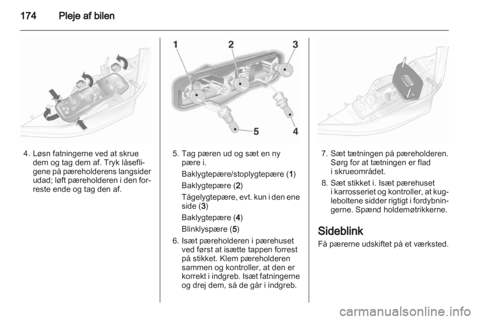 OPEL ASTRA H 2012 Instruktionsbog (in Danish) OPEL ASTRA H 2012 Instruktionsbog (in Danish)