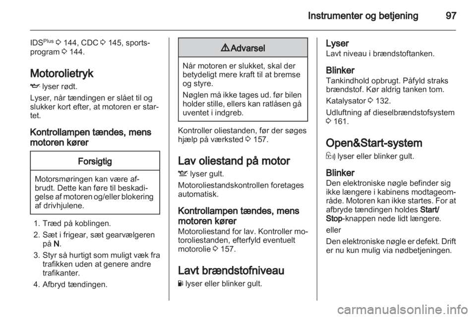 OPEL ASTRA H 2012  Instruktionsbog (in Danish) 