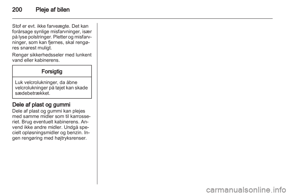 OPEL ASTRA H 2013  Instruktionsbog (in Danish) 
