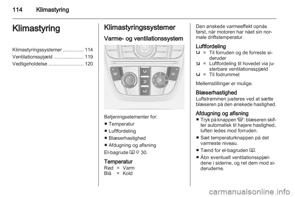 OPEL ASTRA J 2010.5  Instruktionsbog (in Danish) 