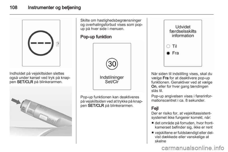 OPEL ASTRA J 2011.5  Instruktionsbog (in Danish) 