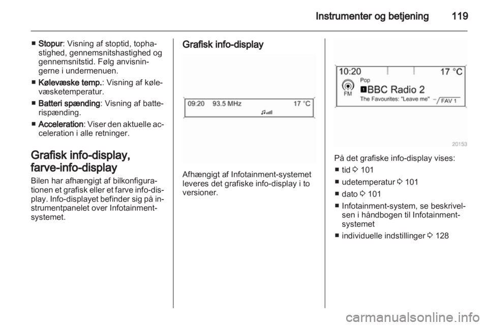 OPEL ASTRA J 2013  Instruktionsbog (in Danish) 