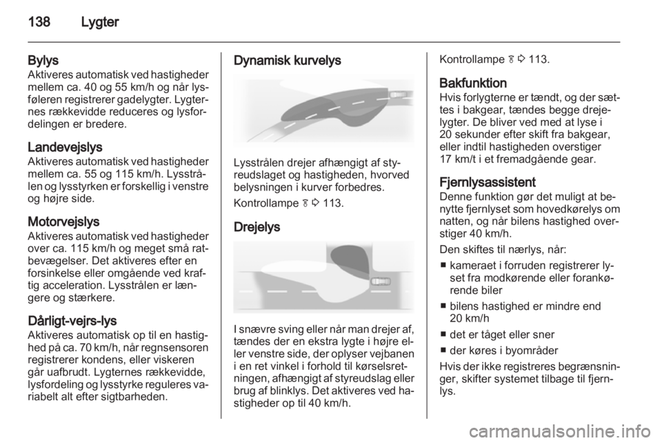 OPEL ASTRA J 2013  Instruktionsbog (in Danish) 