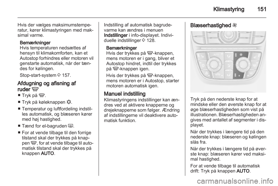 OPEL ASTRA J 2013  Instruktionsbog (in Danish) 