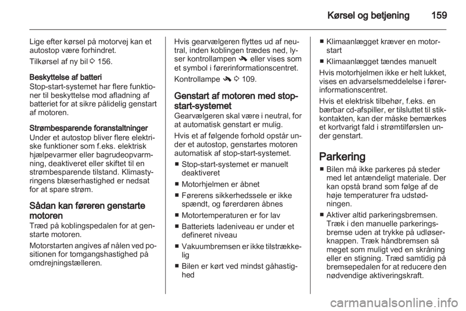OPEL ASTRA J 2013  Instruktionsbog (in Danish) 