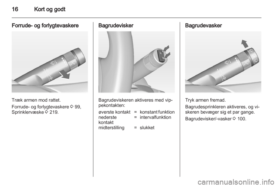 OPEL ASTRA J 2013  Instruktionsbog (in Danish) 