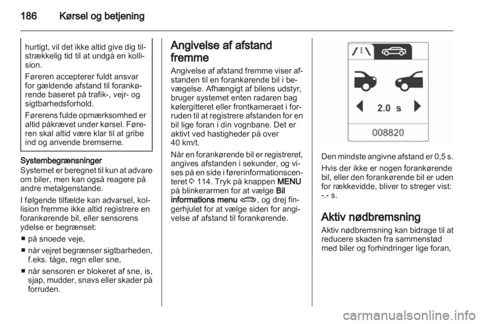 OPEL ASTRA J 2013  Instruktionsbog (in Danish) 