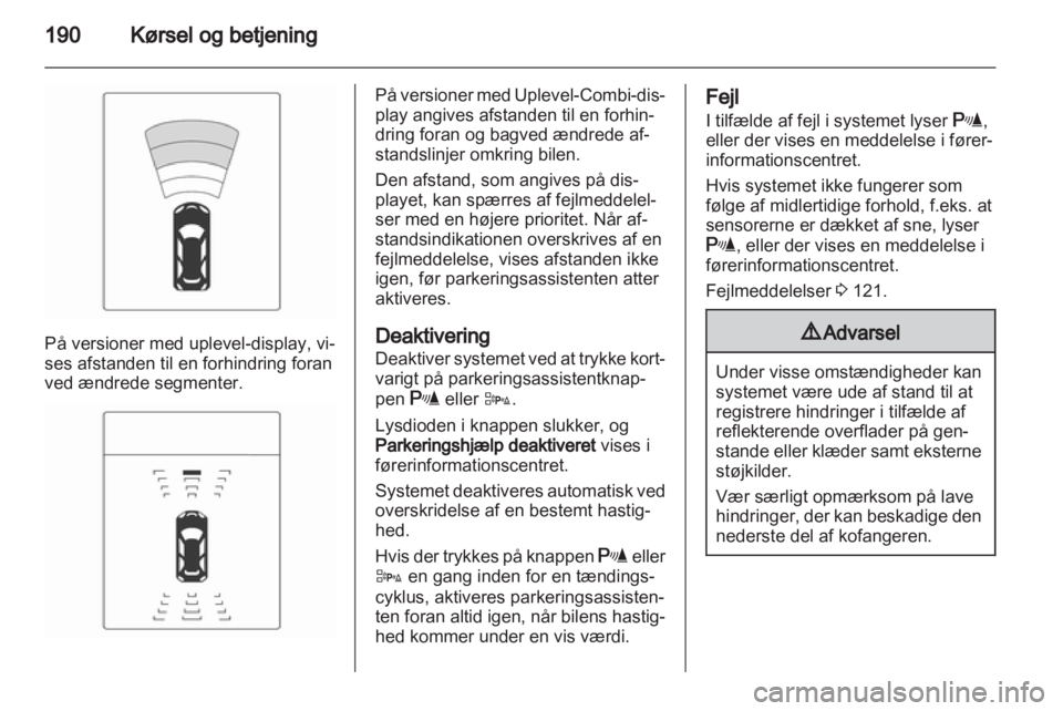 OPEL ASTRA J 2013  Instruktionsbog (in Danish) 