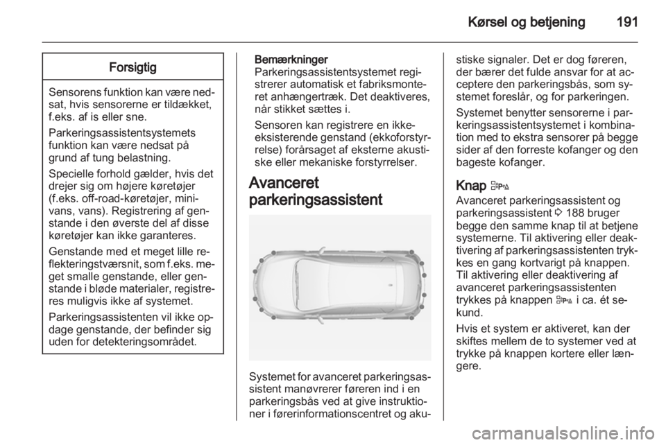 OPEL ASTRA J 2013  Instruktionsbog (in Danish) 