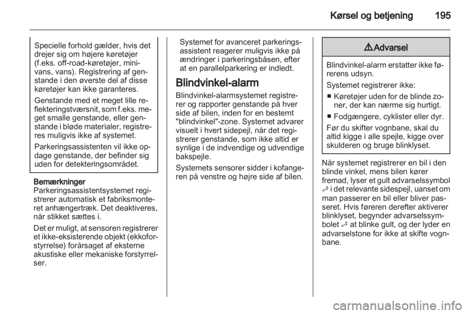 OPEL ASTRA J 2013  Instruktionsbog (in Danish) 
