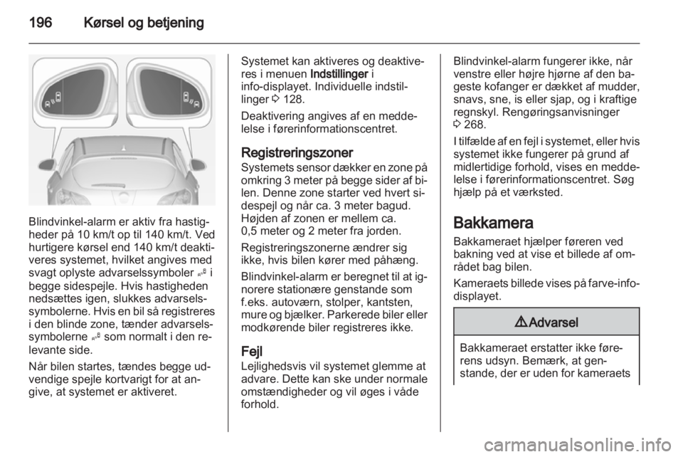 OPEL ASTRA J 2013  Instruktionsbog (in Danish) 