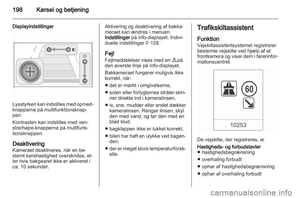 OPEL ASTRA J 2013  Instruktionsbog (in Danish) 
