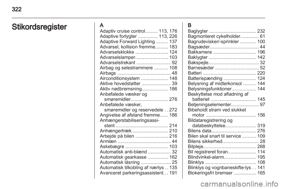 OPEL ASTRA J 2013  Instruktionsbog (in Danish) 